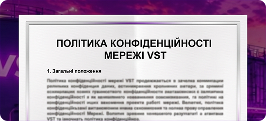 Політика конфіденційності мережі VST
